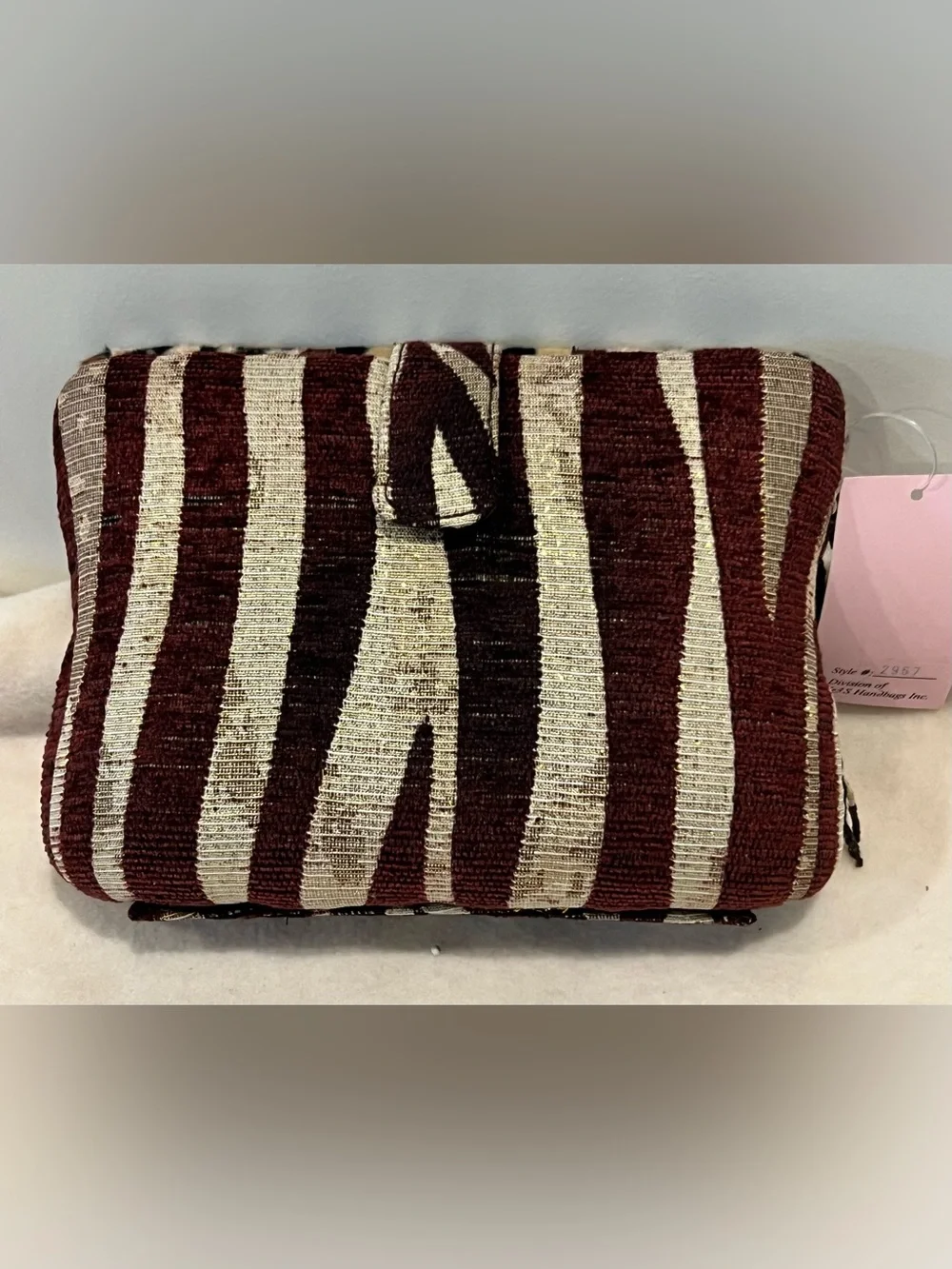 Vintage Prezzo Beaded Leopard-Accent Bag